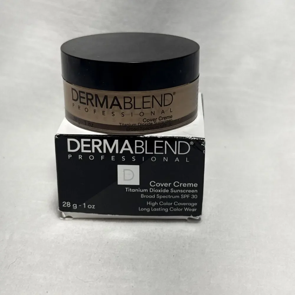 Dermablend Cover Creme Full Coverage SPF 30, 20W Cashew Beige, 1 oz Flawed Read